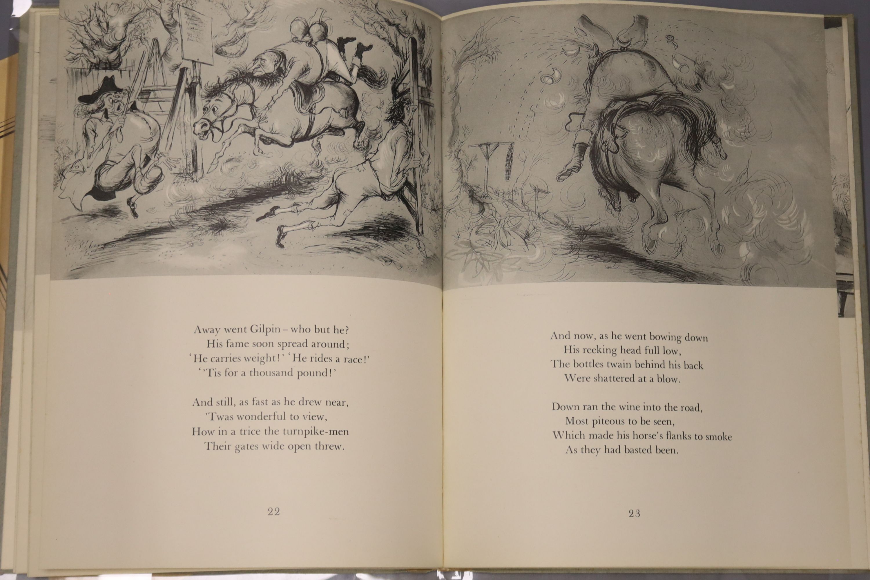 Rae, Simon & Searle, Roland, 'The Face of War', A signed limited edition numbered 103/294, Previous Parrot Press, Oxford 1999, together Searley, Ronald, 'Forty Drawings' Cambridge, University Press, 1946 and Cowper, Will